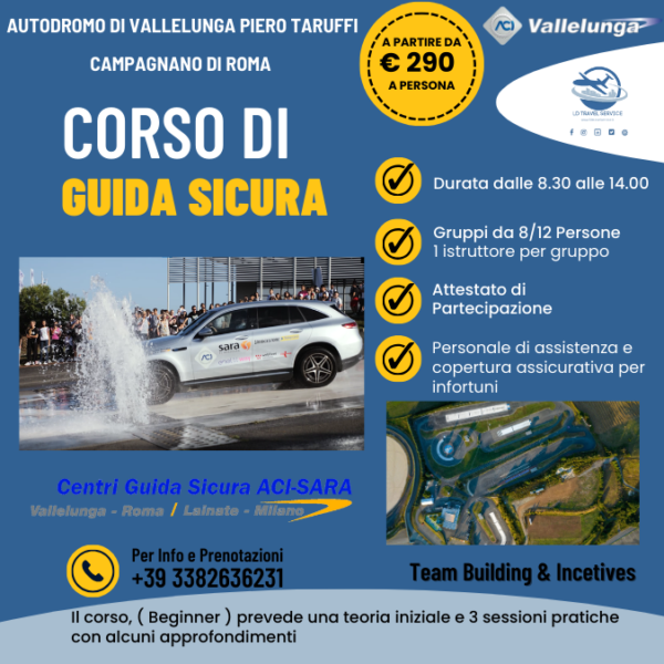 Corso di Guida Sicura Aci Vallelunga ( Beginner )